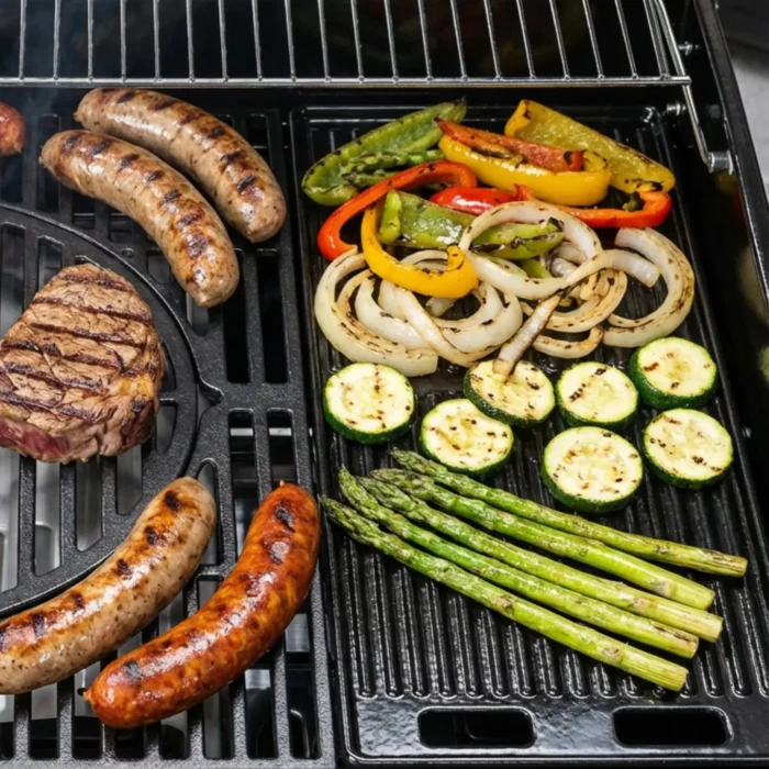 grillad mat pa grillgaller