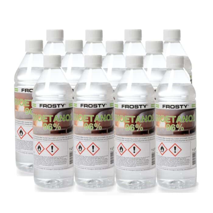 Spisbränsle Bioetanol 96% 12x1 L